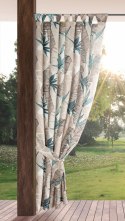 ZASŁONA GOTOWA GARDEN 8 NA SZELKACH 155 X 260 CM BEŻOWY EUROFIRANY
