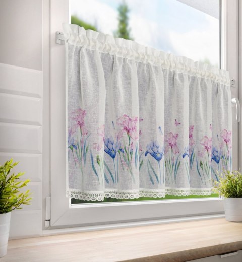 FIRANA GOTOWA DOLOREZ NA TAŚMIE 150 X 60 CM BIAŁY EUROFIRANY FIRANA GOTOWA DOLOREZ NA TAŚMIE 150 X 60 CM BIAŁY EUROFIRANY