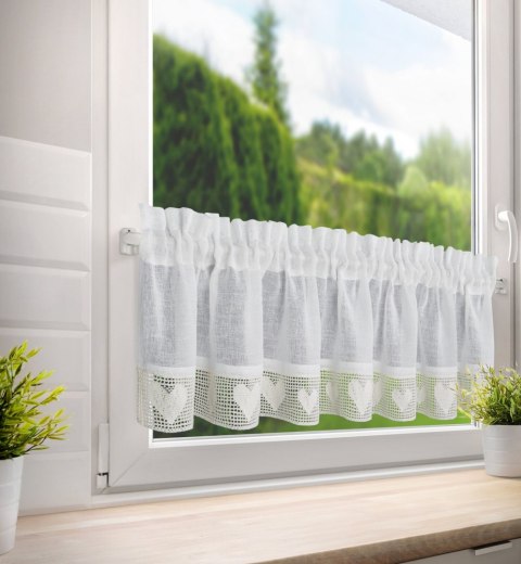FIRANA GOTOWA GAJA NA TAŚMIE 150 X 30 CM KREMOWY EUROFIRANY FIRANA GOTOWA GAJA NA TAŚMIE 150 X 30 CM KREMOWY EUROFIRANY