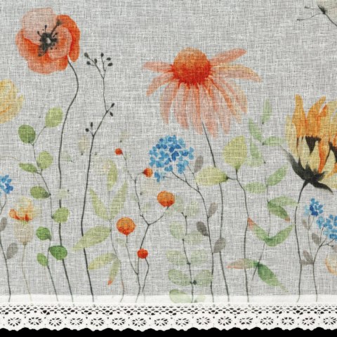 FIRANA GOTOWA NATI NA TAŚMIE 150 X 60 CM BIAŁY EUROFIRANY FIRANA GOTOWA NATI NA TAŚMIE 150 X 60 CM BIAŁY EUROFIRANY