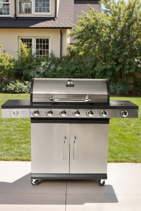 GRILL GAZOWY 6+1 STAL NIERDZEWNA 16,5KW GRILL GAZOWY 6+1 STAL NIERDZEWNA 16,5KW