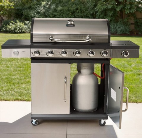 GRILL GAZOWY 6+1 STAL NIERDZEWNA 16,5KW GRILL GAZOWY 6+1 STAL NIERDZEWNA 16,5KW