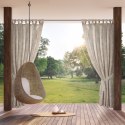ZASŁONA GOTOWA GARDEN 15 NA SZELKACH 155 X 220 CM PUDROWY EUROFIRANY