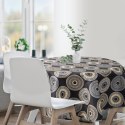 OBRUS GARDEN O 150 CM CZARNY EUROFIRANY