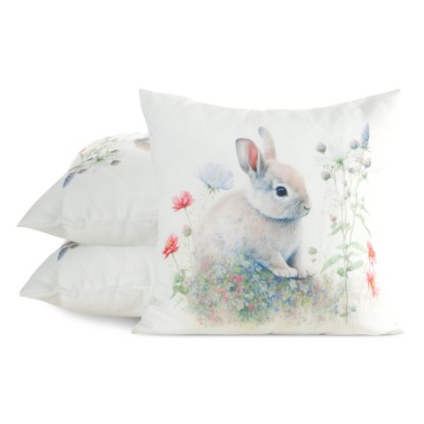 POSZEWKA WIOSNA 63 45 X 45 CM BIAŁY EUROFIRANY POSZEWKA WIOSNA 63 45 X 45 CM BIAŁY EUROFIRANY