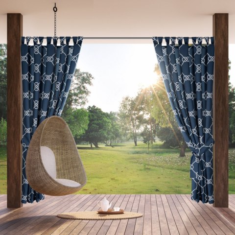 ZASŁONA GOTOWA GARDEN 14 NA SZELKACH 155 X 220 CM GRANATOWY EUROFIRANY ZASŁONA GOTOWA GARDEN 14 NA SZELKACH 155 X 220 CM GRANATOWY EUROFIRANY