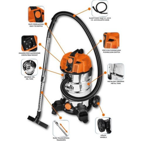 ODKURZACZ 1600W 35L. ODKURZACZ 1600W 35L.