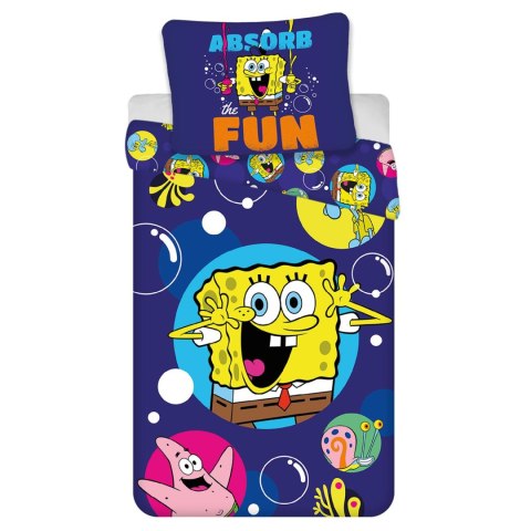 Pościel bawełna 100x135 + 40x60 SpongeBob Aptex Pościel bawełna 100x135 + 40x60 SpongeBob Aptex