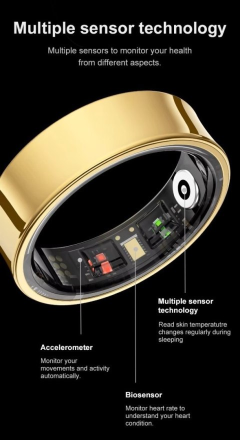 Smart Ring RUBICON R2 Silver SIZE-7(US) SMARUB319 Smart Ring RUBICON R2 Silver SIZE-7(US) SMARUB319