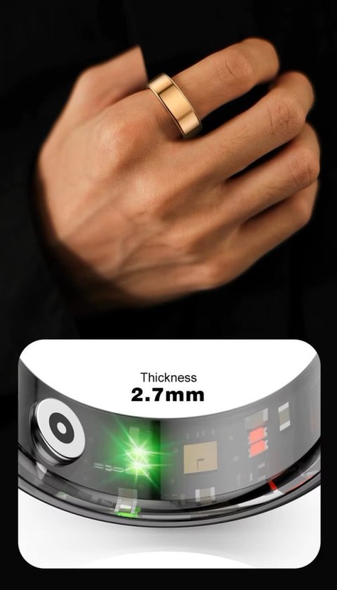Smart Ring RUBICON R2 Silver SIZE-7(US) SMARUB319 Smart Ring RUBICON R2 Silver SIZE-7(US) SMARUB319