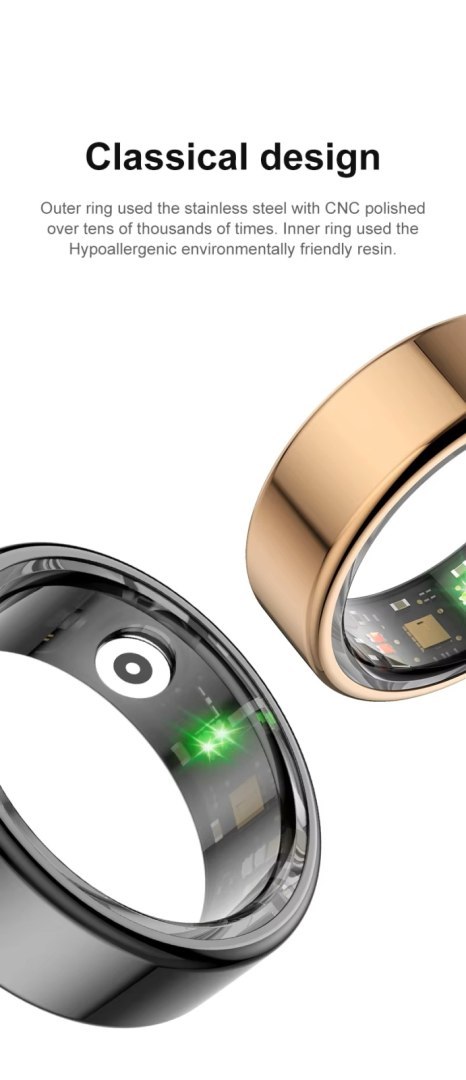 Smart Ring RUBICON R2 Silver SIZE-7(US) SMARUB319 Smart Ring RUBICON R2 Silver SIZE-7(US) SMARUB319
