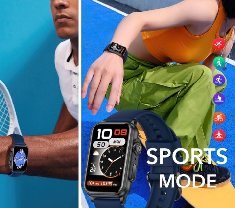 Smartwatch Damski RUBICON RNCF06 Black SMARUB222 Smartwatch Damski RUBICON RNCF06 Black SMARUB222