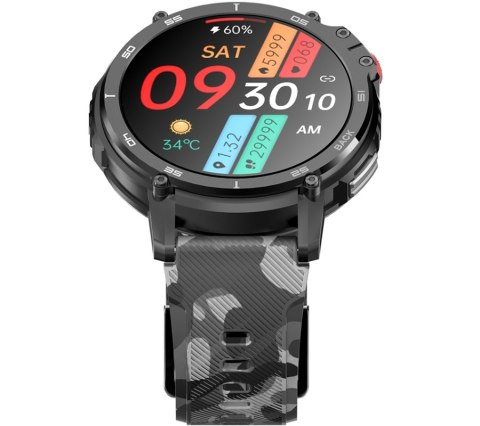 Smartwatch Męski RUBICON RNCF08 Black/Moro SMARUB232 Smartwatch Męski RUBICON RNCF08 Black/Moro SMARUB232