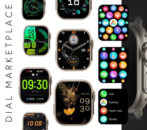Smartwatch Męski RUBICON RNCF17 Tytan/Black SMARUB268 Smartwatch Męski RUBICON RNCF17 Tytan/Black SMARUB268