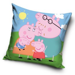 Poduszka poliester 40x40 Świnka Peppa family Carbotex