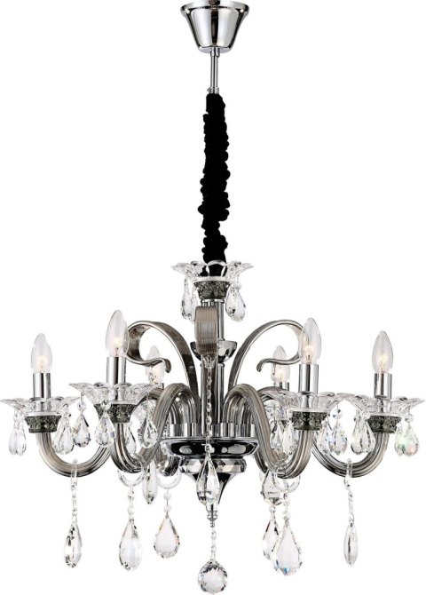 LAMPA GLITTER (02) FI 70 X 52 CM SREBRNY LAMPA GLITTER (02) FI 70 X 52 CM SREBRNY