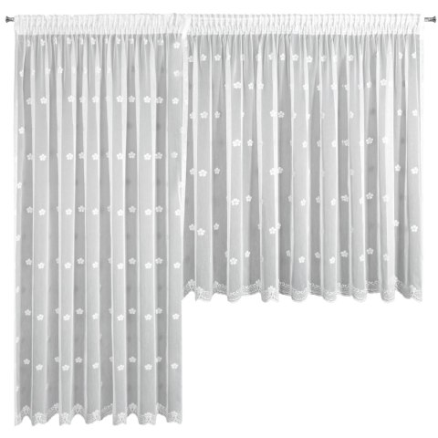 FIRANA GOTOWA DEK 400 X 160 CM BIAŁY FIRANA GOTOWA DEK 400 X 160 CM BIAŁY