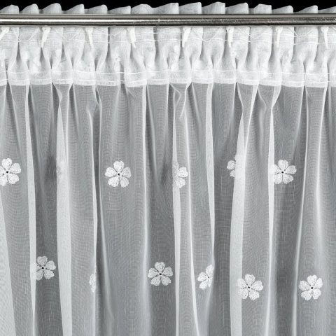 FIRANA GOTOWA DEK 400 X 160 CM BIAŁY FIRANA GOTOWA DEK 400 X 160 CM BIAŁY