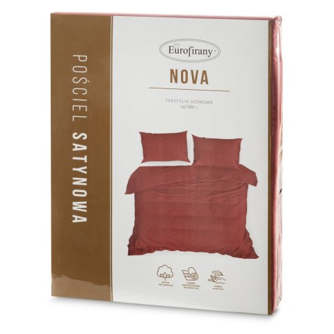 KOMPLET POŚCIELI NOVA3 220 X 200 CM MARSALA KOMPLET POŚCIELI NOVA3 220 X 200 CM MARSALA