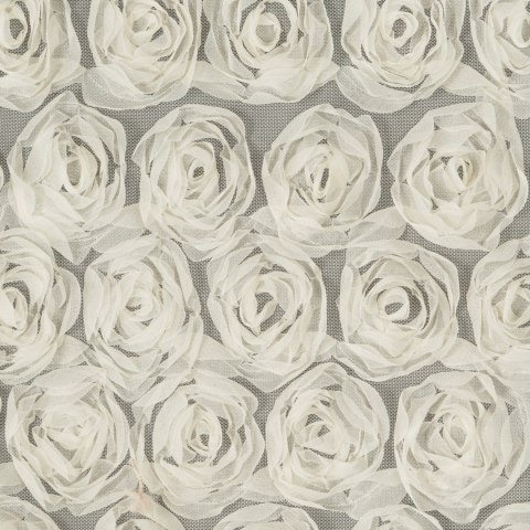 ZASŁONA GOTOWA ROSES 1 140 X 250 CM KREMOWY ZASŁONA GOTOWA ROSES 1 140 X 250 CM KREMOWY