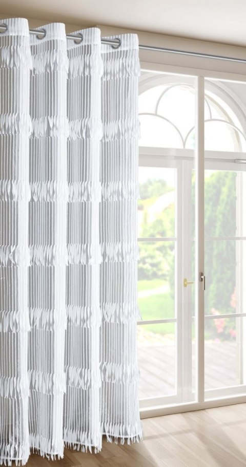 ZASŁONA GOTOWA SOTERA 140 X 250 CM BIAŁY ZASŁONA GOTOWA SOTERA 140 X 250 CM BIAŁY