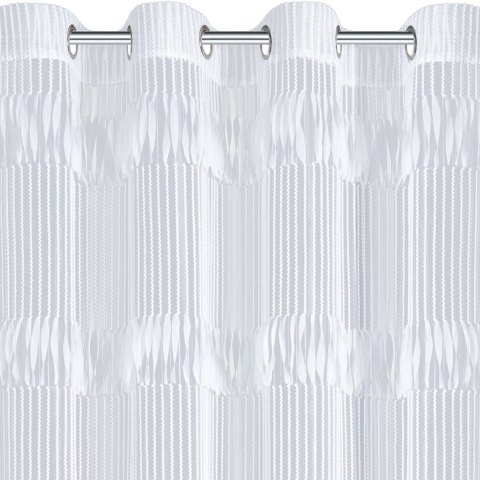 ZASŁONA GOTOWA SOTERA 140 X 250 CM BIAŁY ZASŁONA GOTOWA SOTERA 140 X 250 CM BIAŁY