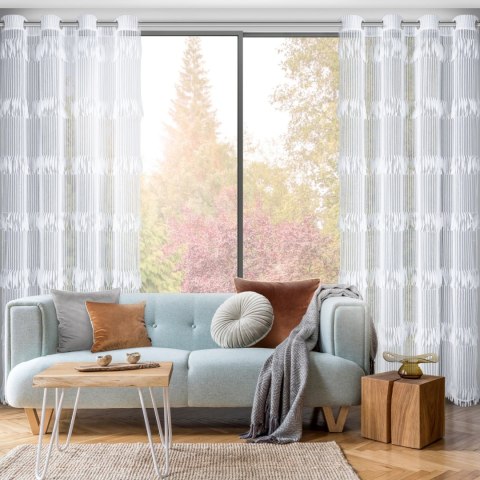 ZASŁONA GOTOWA SOTERA 140 X 250 CM BIAŁY ZASŁONA GOTOWA SOTERA 140 X 250 CM BIAŁY