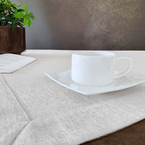 OBRUS STELLA 2 145 X 350 CM BIAŁY OBRUS STELLA 2 145 X 350 CM BIAŁY