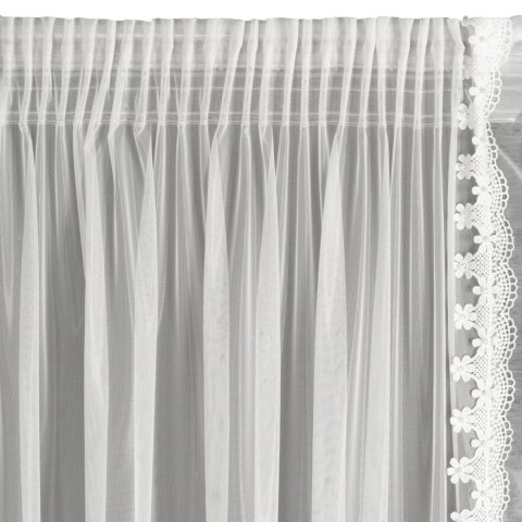 FIRANA GOTOWA LARISA NA TAŚMIE 140 X 270 CM BIAŁY FIRANA GOTOWA LARISA NA TAŚMIE 140 X 270 CM BIAŁY