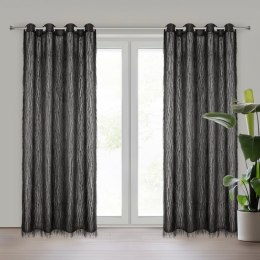 ZASŁONA GOTOWA AURORA 140 X 250 CM CZARNY