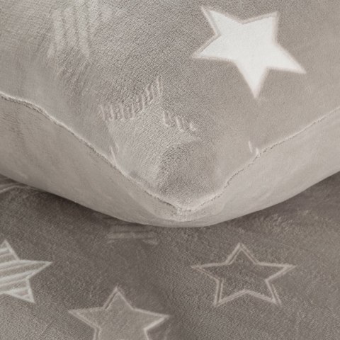 KOMPLET POŚCIELI FLANO 4 200 X 220 CM BEŻOWY KOMPLET POŚCIELI FLANO 4 200 X 220 CM BEŻOWY