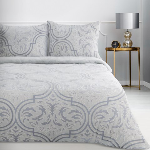KOMPLET POŚCIELI FLANO 5 200 X 220 CM SREBRNY KOMPLET POŚCIELI FLANO 5 200 X 220 CM SREBRNY