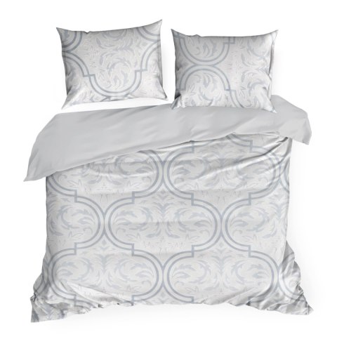 KOMPLET POŚCIELI FLANO 5 200 X 220 CM SREBRNY KOMPLET POŚCIELI FLANO 5 200 X 220 CM SREBRNY