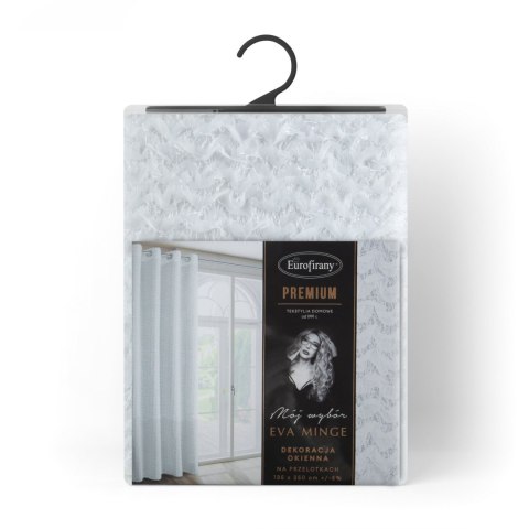ZASŁONA GOTOWA TIFFANY 135 X 250 CM BIAŁY ZASŁONA GOTOWA TIFFANY 135 X 250 CM BIAŁY