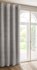 ZASŁONA GOTOWA TIFFANY 135 X 250 CM SREBRNY