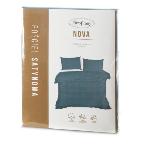 KOMPLET POŚCIELI NOVA3 220 X 200 CM NIEBIESKI KOMPLET POŚCIELI NOVA3 220 X 200 CM NIEBIESKI