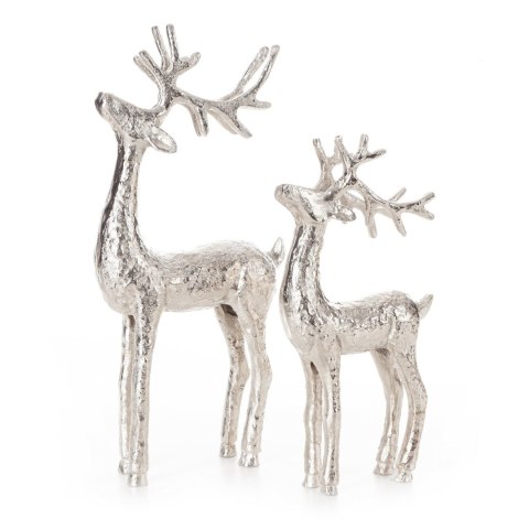 FIGURKA ŚWIATECZNA M166A 16 X 6 X 39 CM SREBRNY FIGURKA ŚWIATECZNA M166A 16 X 6 X 39 CM SREBRNY
