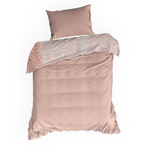 KOMPLET POŚCIELI ESPRIT 01 220 X 200 CM PUDROWY RÓŻ KOMPLET POŚCIELI ESPRIT 01 220 X 200 CM PUDROWY RÓŻ