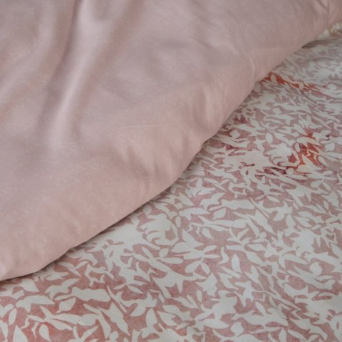 KOMPLET POŚCIELI ESPRIT 01 220 X 200 CM PUDROWY RÓŻ KOMPLET POŚCIELI ESPRIT 01 220 X 200 CM PUDROWY RÓŻ