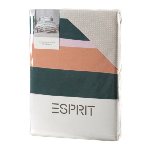 KOMPLET POŚCIELI ESPRIT 04 220 X 200 CM BEŻOWY KOMPLET POŚCIELI ESPRIT 04 220 X 200 CM BEŻOWY