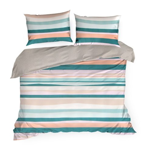 KOMPLET POŚCIELI ESPRIT 04 220 X 200 CM BEŻOWY KOMPLET POŚCIELI ESPRIT 04 220 X 200 CM BEŻOWY
