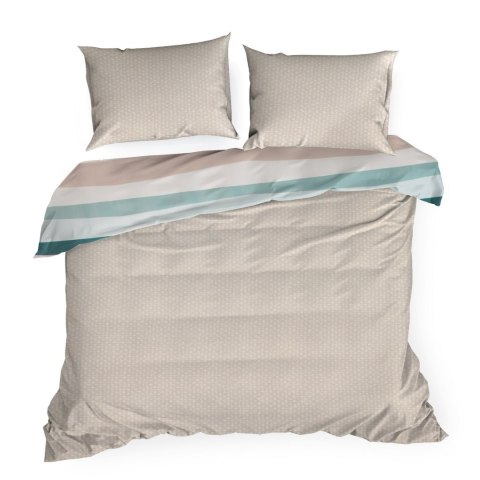 KOMPLET POŚCIELI ESPRIT 04 220 X 200 CM BEŻOWY KOMPLET POŚCIELI ESPRIT 04 220 X 200 CM BEŻOWY