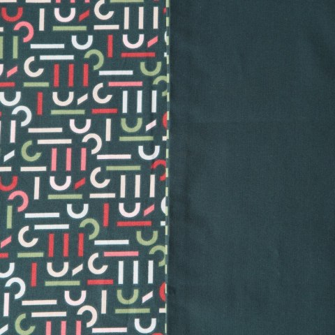 KOMPLET POŚCIELI ESPRIT 06 220 X 200 CM CIEMNOZIELONY KOMPLET POŚCIELI ESPRIT 06 220 X 200 CM CIEMNOZIELONY