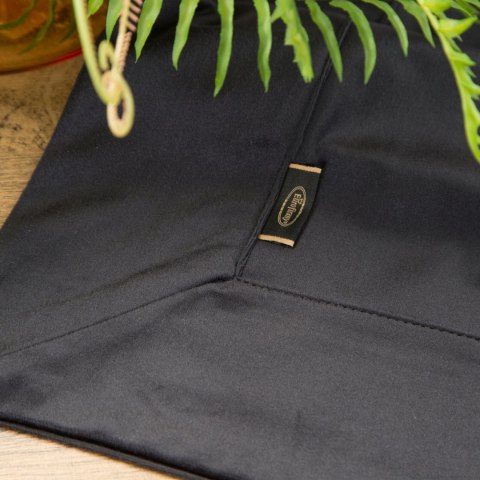 OBRUS VELVET 145 X 220 CM CZARNY OBRUS VELVET 145 X 220 CM CZARNY