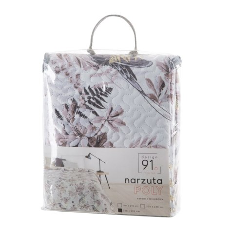 NARZUTA D91 POLY 220 X 240 CM BIAŁY NARZUTA D91 POLY 220 X 240 CM BIAŁY