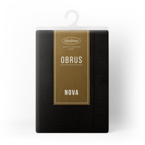 OBRUS STELLA 2 145 X 350 CM CZARNY OBRUS STELLA 2 145 X 350 CM CZARNY