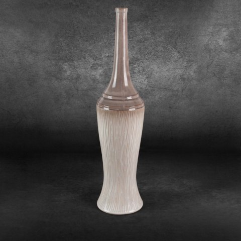 WAZON DEKORACYJNY ROSINA (02) FI 18 X 76 CM KREMOWY WAZON DEKORACYJNY ROSINA (02) FI 18 X 76 CM KREMOWY