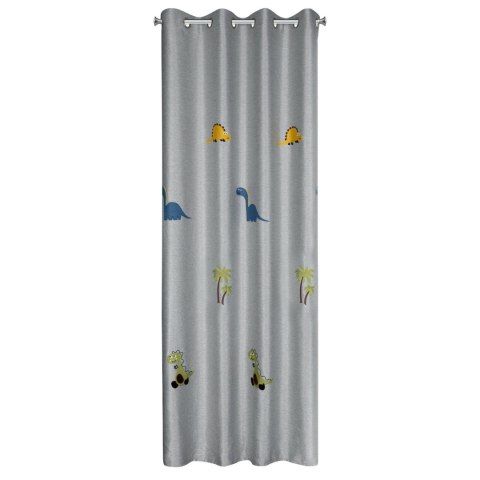 ZASŁONA GOTOWA DINO 140 X 250 CM SREBRNY ZASŁONA GOTOWA DINO 140 X 250 CM SREBRNY