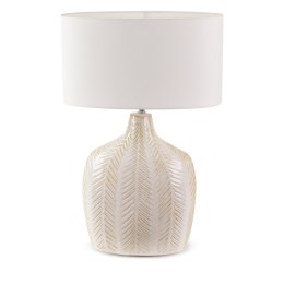 LAMPA DEKORACYJNA LIZA (01) O 38 X 58 CM KREMOWY