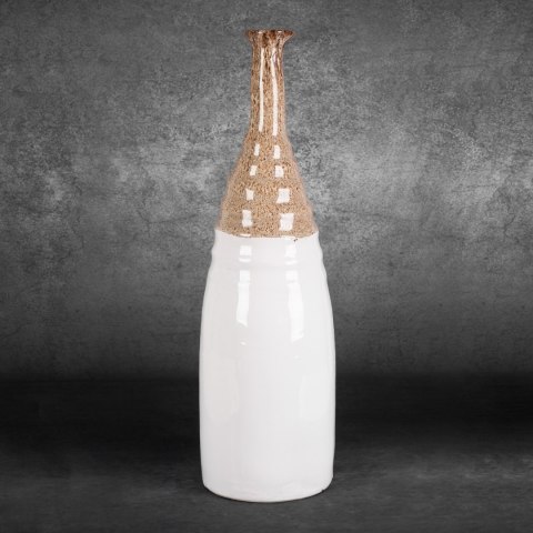 WAZON DEKORACYJNY ERINA (02) FI 21 X 71 CM BIAŁY WAZON DEKORACYJNY ERINA (02) FI 21 X 71 CM BIAŁY